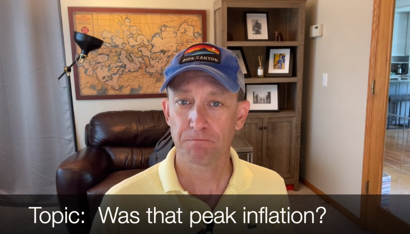 You Heard it From a CFP #51: Was That Peak Inflation?
