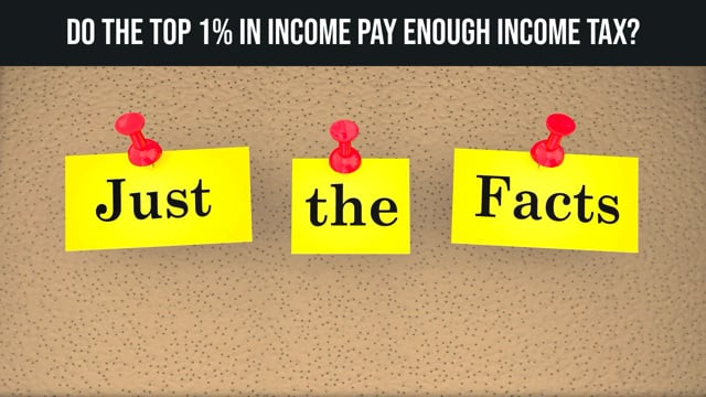 Do The Top 1% In Income Pay Enough Income Tax?
